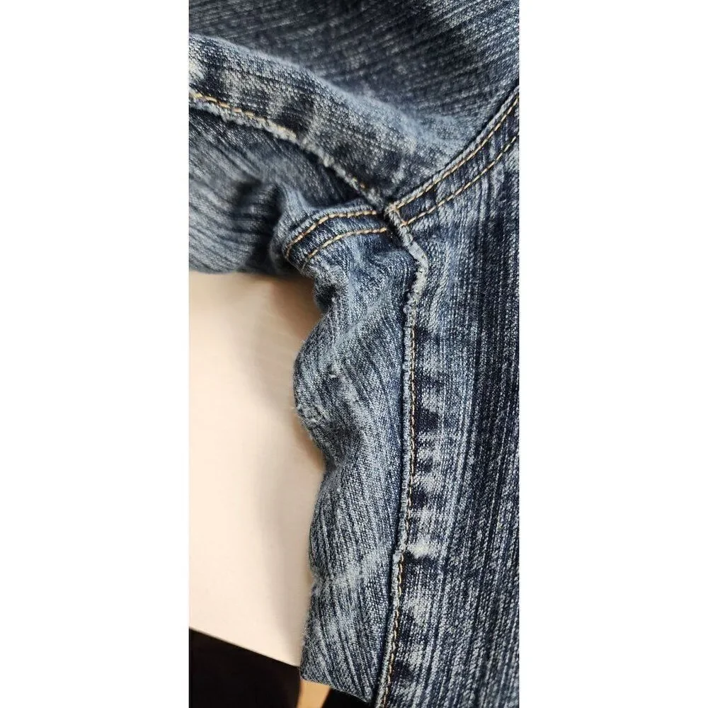Nine West Size 12 Straight Leg Distressed Jeans - Picture 8 of 10